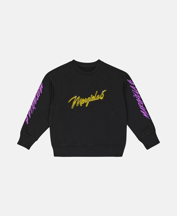 

Толстовка MM6 Maison Margiela Kids, черный