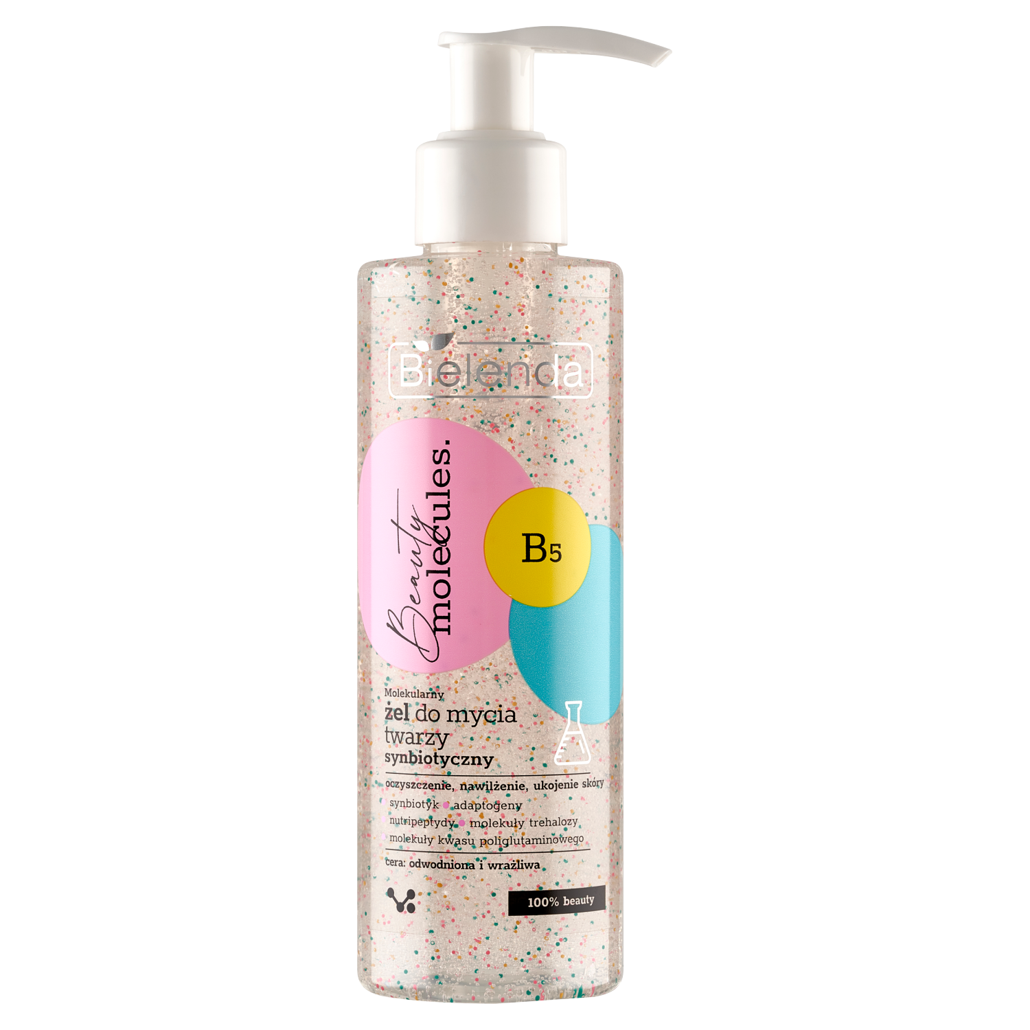 Молекулярный синбиотический гель для умывания лица Bielenda Beauty Molecules B5, 195 гр