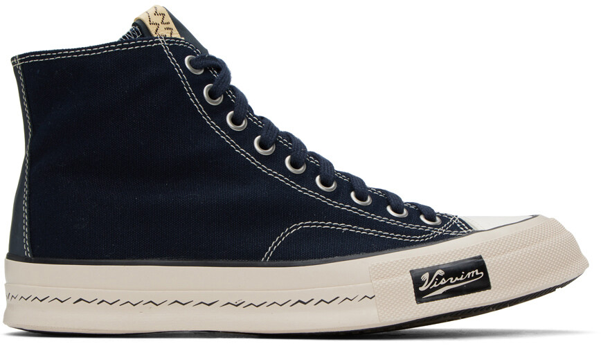 

Темно-синие кроссовки Skagway Hi Patten Visvim