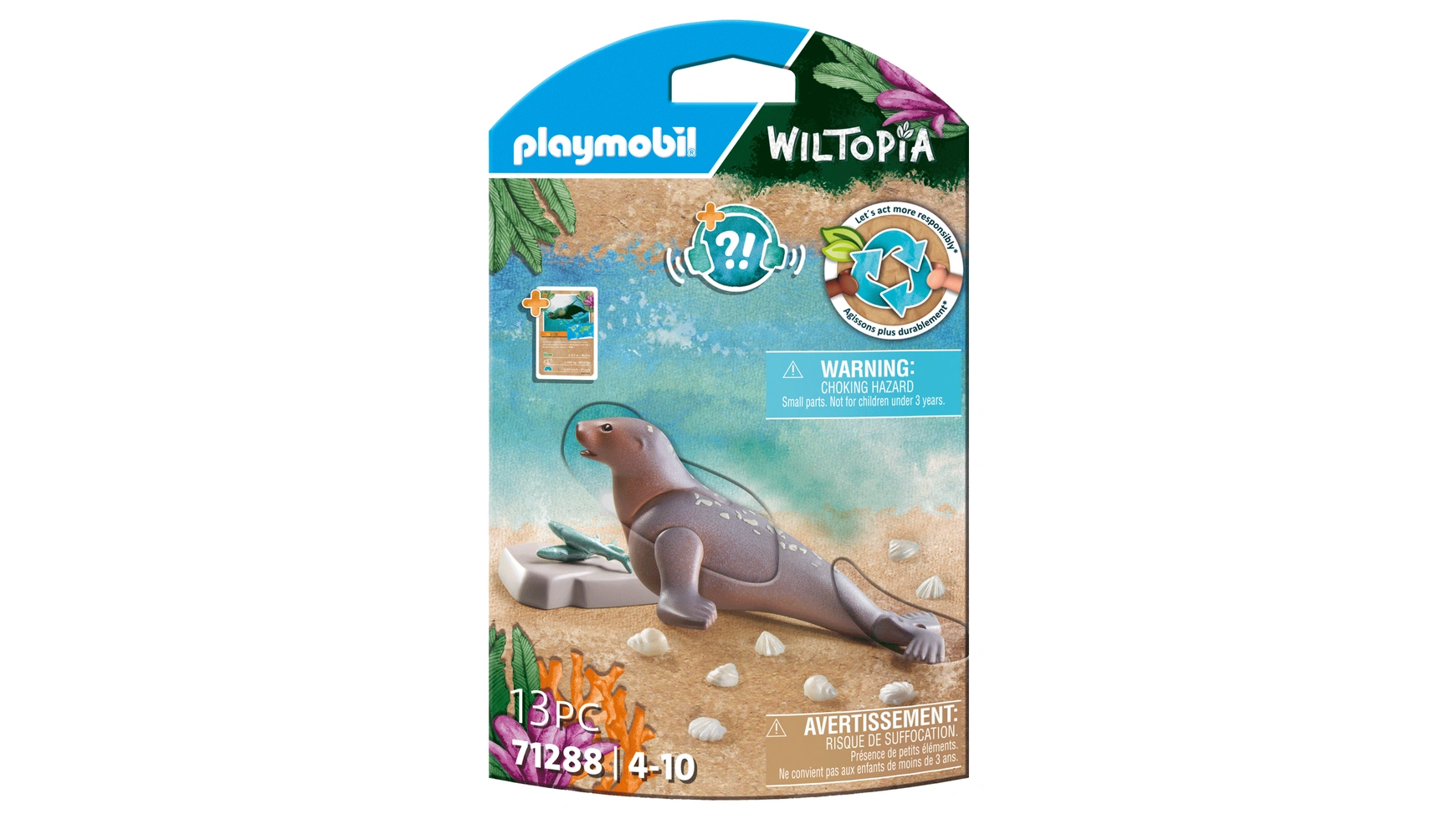 Wiltopia морской лев Playmobil цена и фото