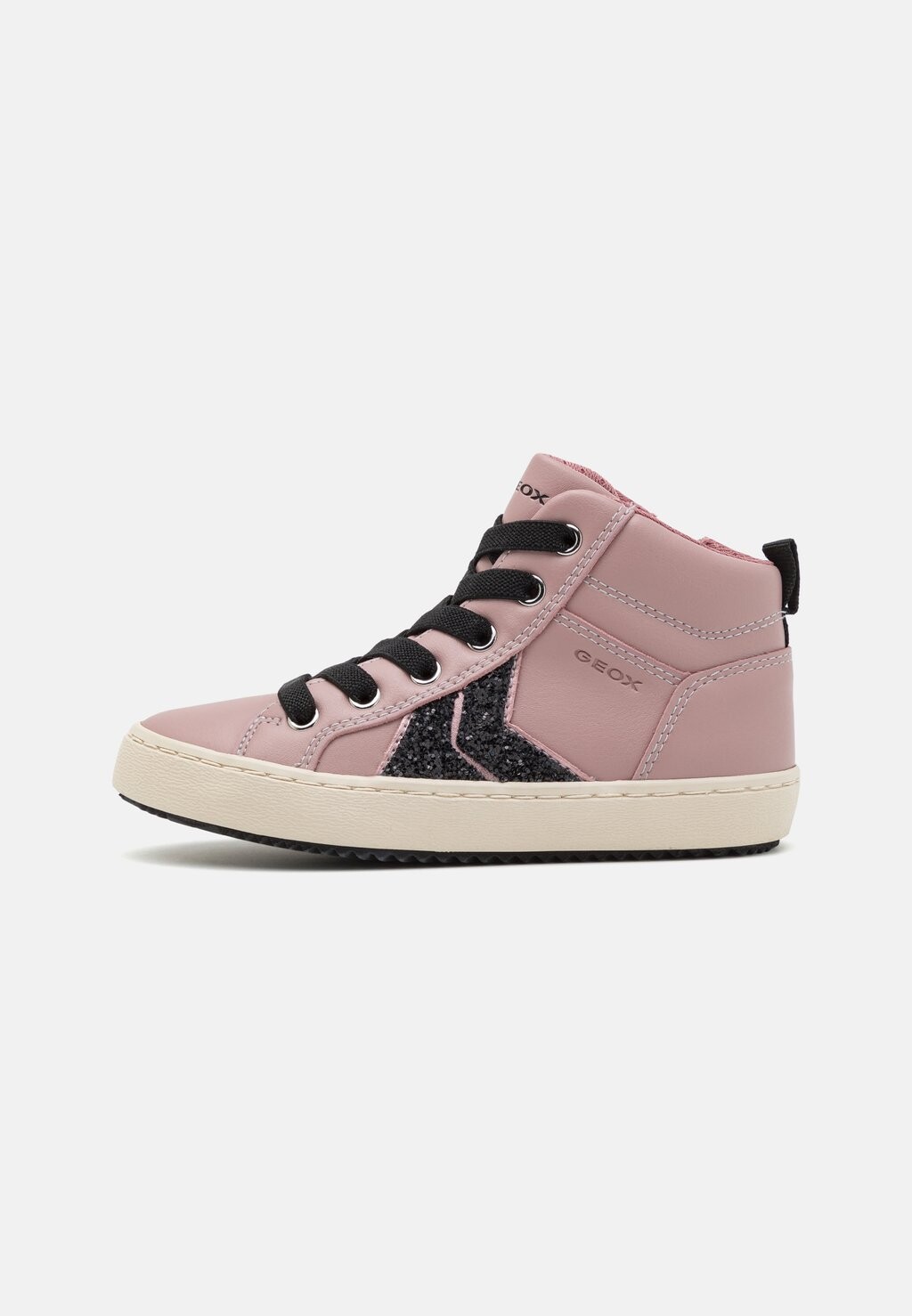 

Кроссовки высокие KALISPERA GIRL Geox, цвет antique rose/black