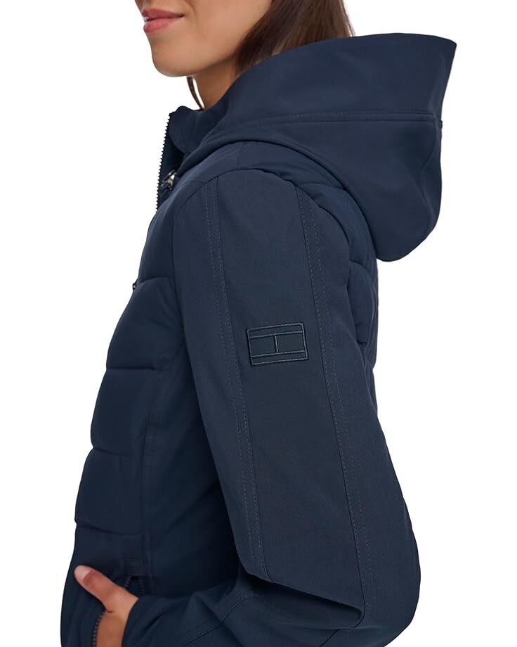 

Куртка Tommy Hilfiger Mixed Media Active Jacket, темно-синий