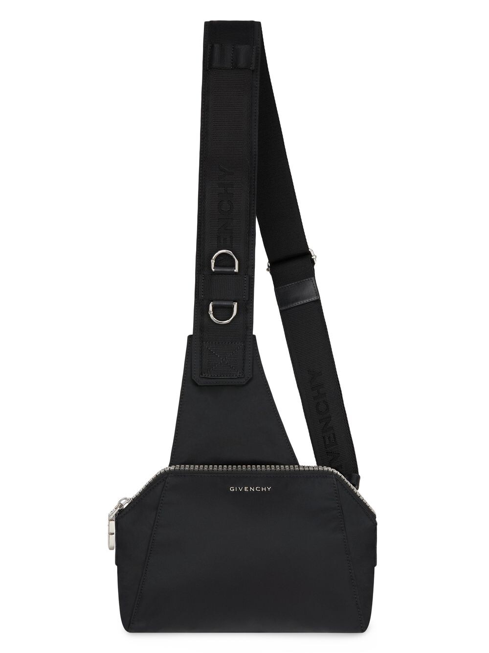

Маленькая сумка Antigona U из нейлона Givenchy, черный