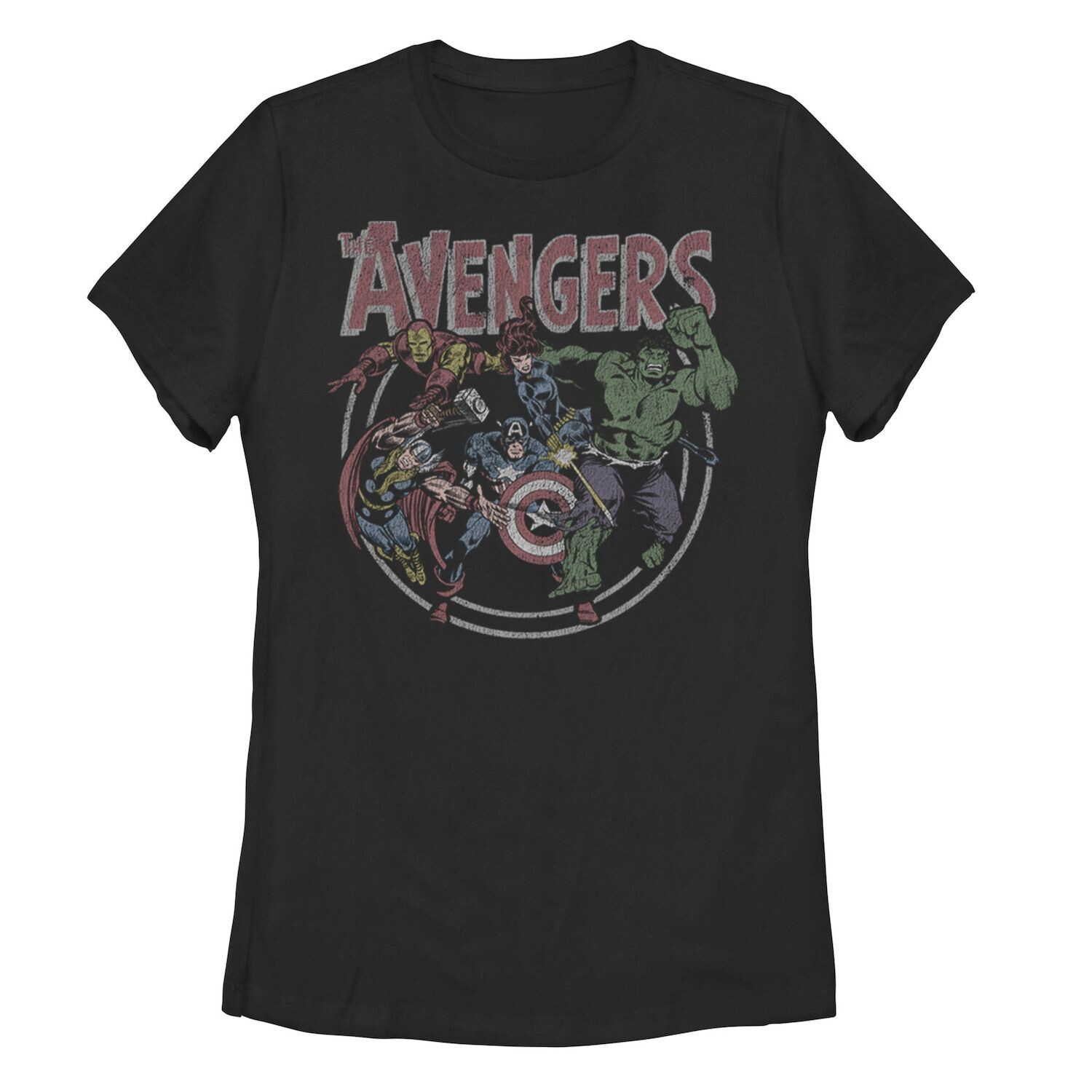 

Детская футболка с винтажным портретом Marvel Avengers Licensed Character