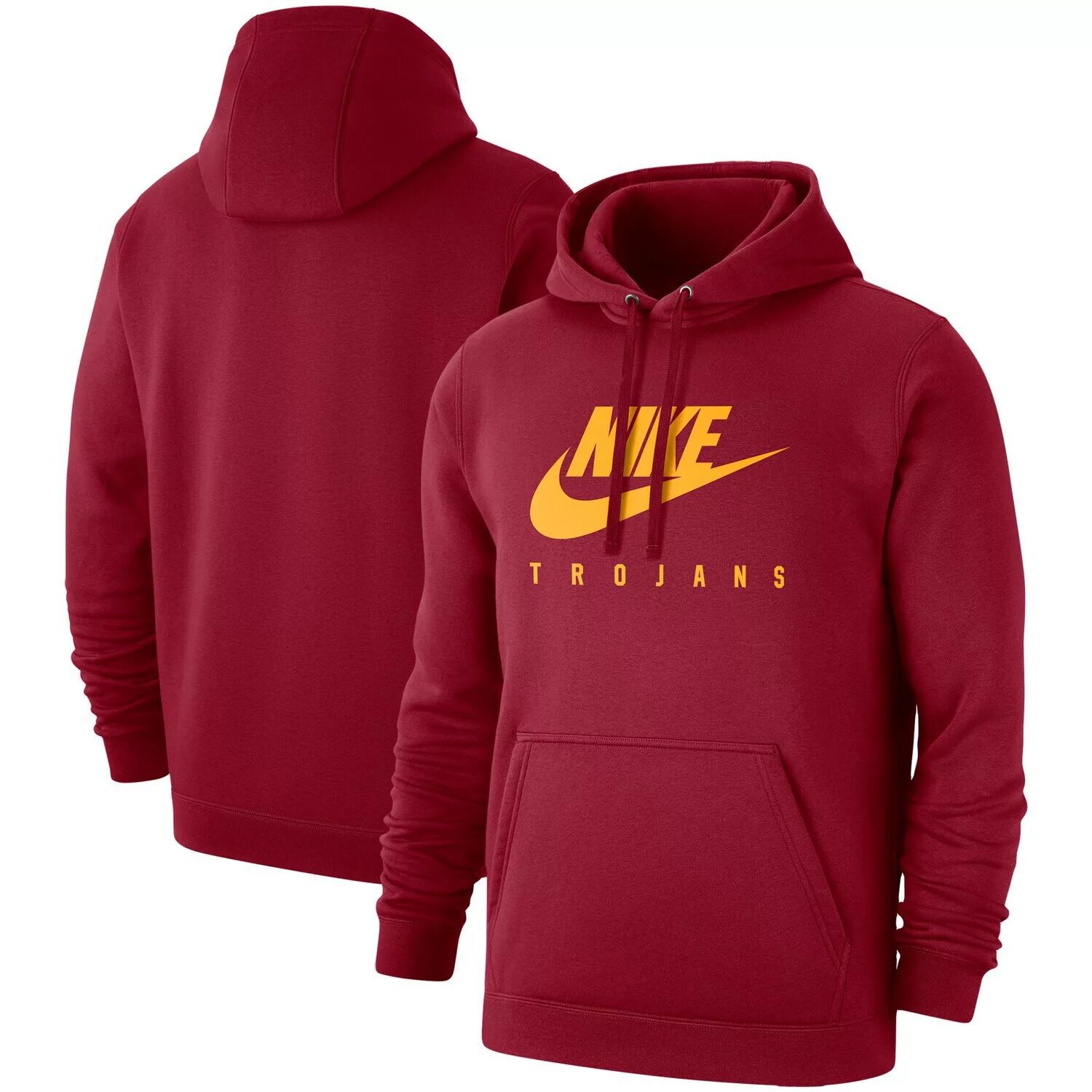 

Мужской пуловер с капюшоном Cardinal USC Trojans Club Nike