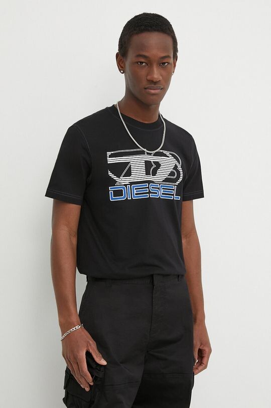 

Футболка из хлопка T-Diegor-K74 Diesel, черный