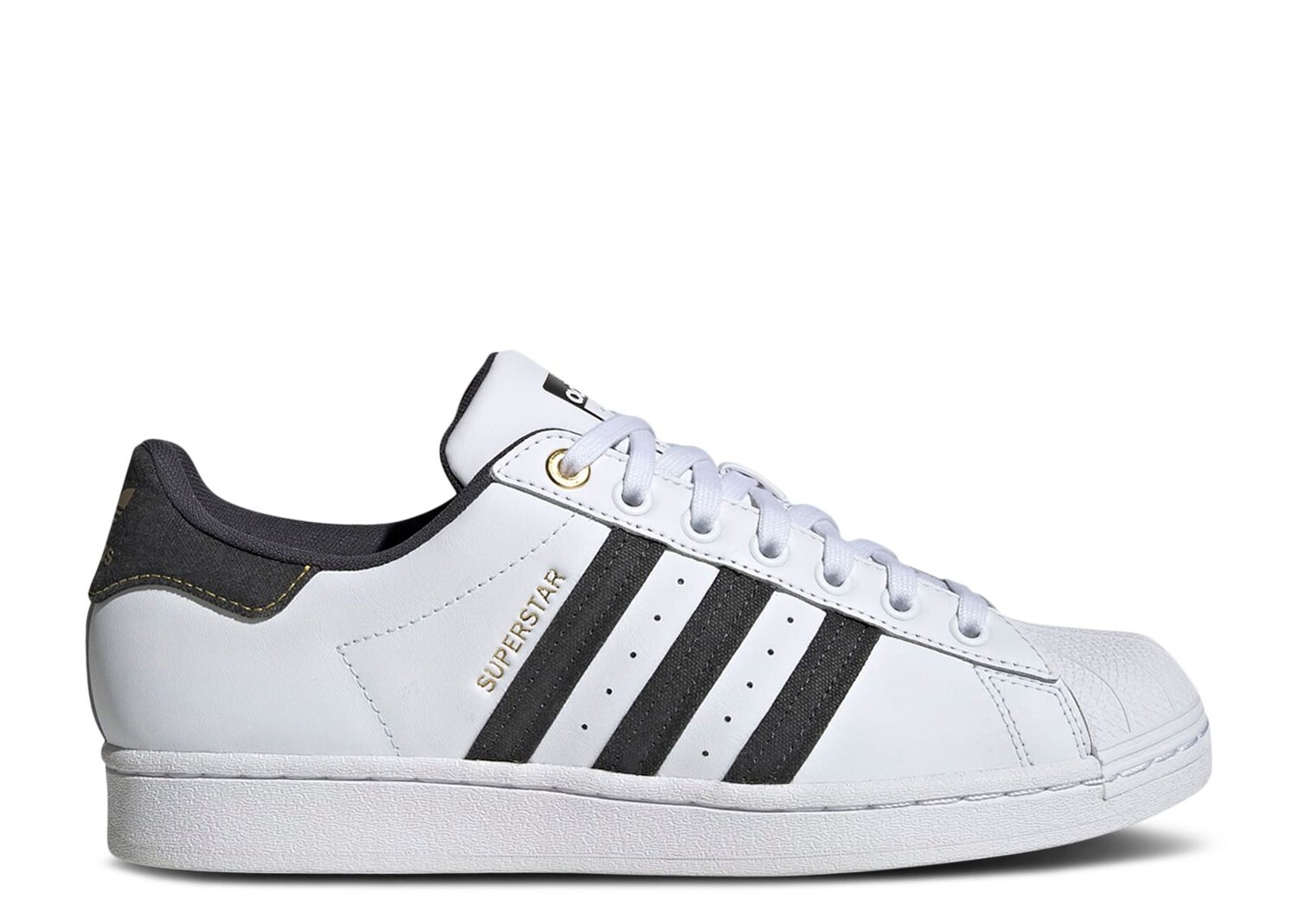 

Кроссовки adidas Superstar 'White Carbon Gold', белый