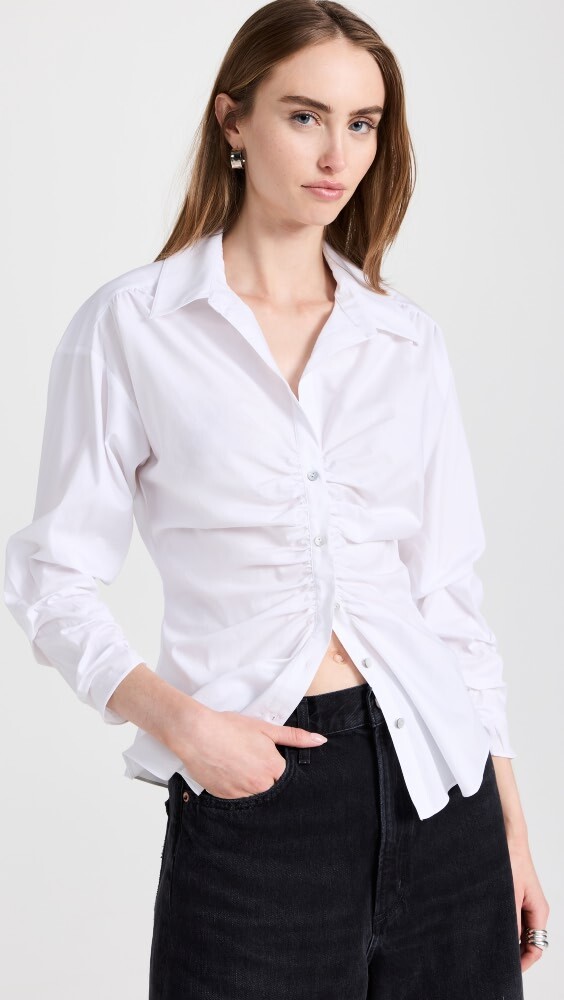 

Топ Cinq à Sept Poplin Arden, белый
