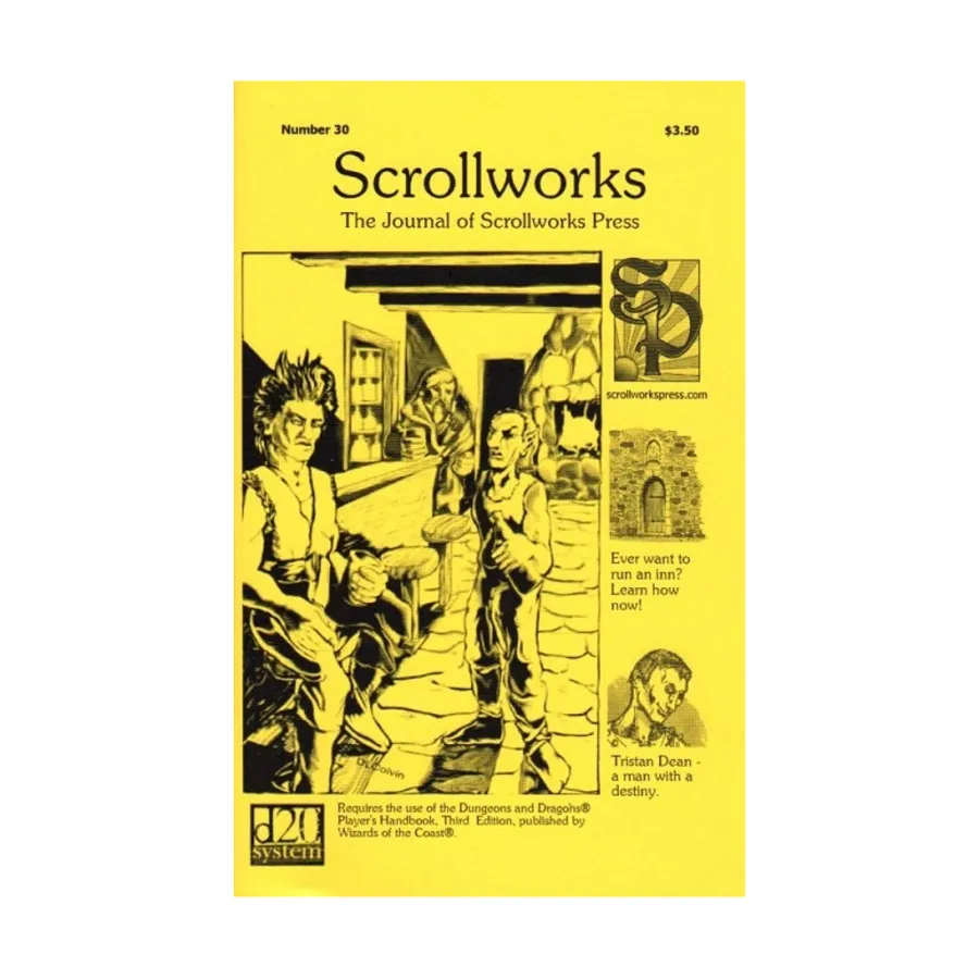 

Журнал #30 "Michael's Imagination, Inn for Sale, Modest Magicks", Scrollworks Magazine