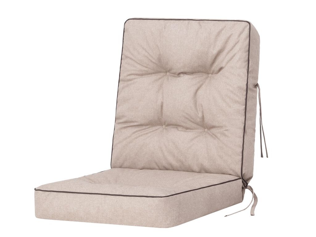 

PillowPrim Подушка для садовой скамейки Подушка для садовых качелей Модульная подушка Подушка для стула Зеленая Ширина 100 см Stanislaw Jurga, бежевый