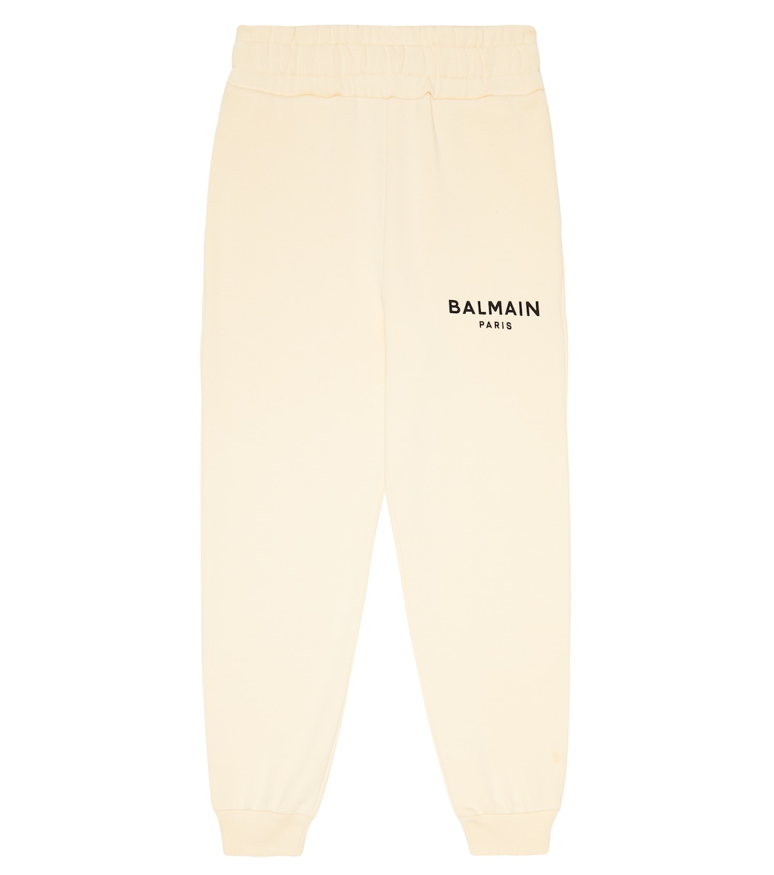 цена Хлопковые спортивные штаны с логотипом Balmain, черный