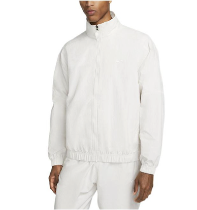 Куртка Nike Solo Swoosh Woven Track Jacket 'White', белый фото