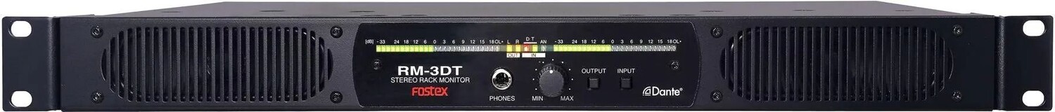 

Новый активный стоечный монитор Fostex RM3-DT с Dante