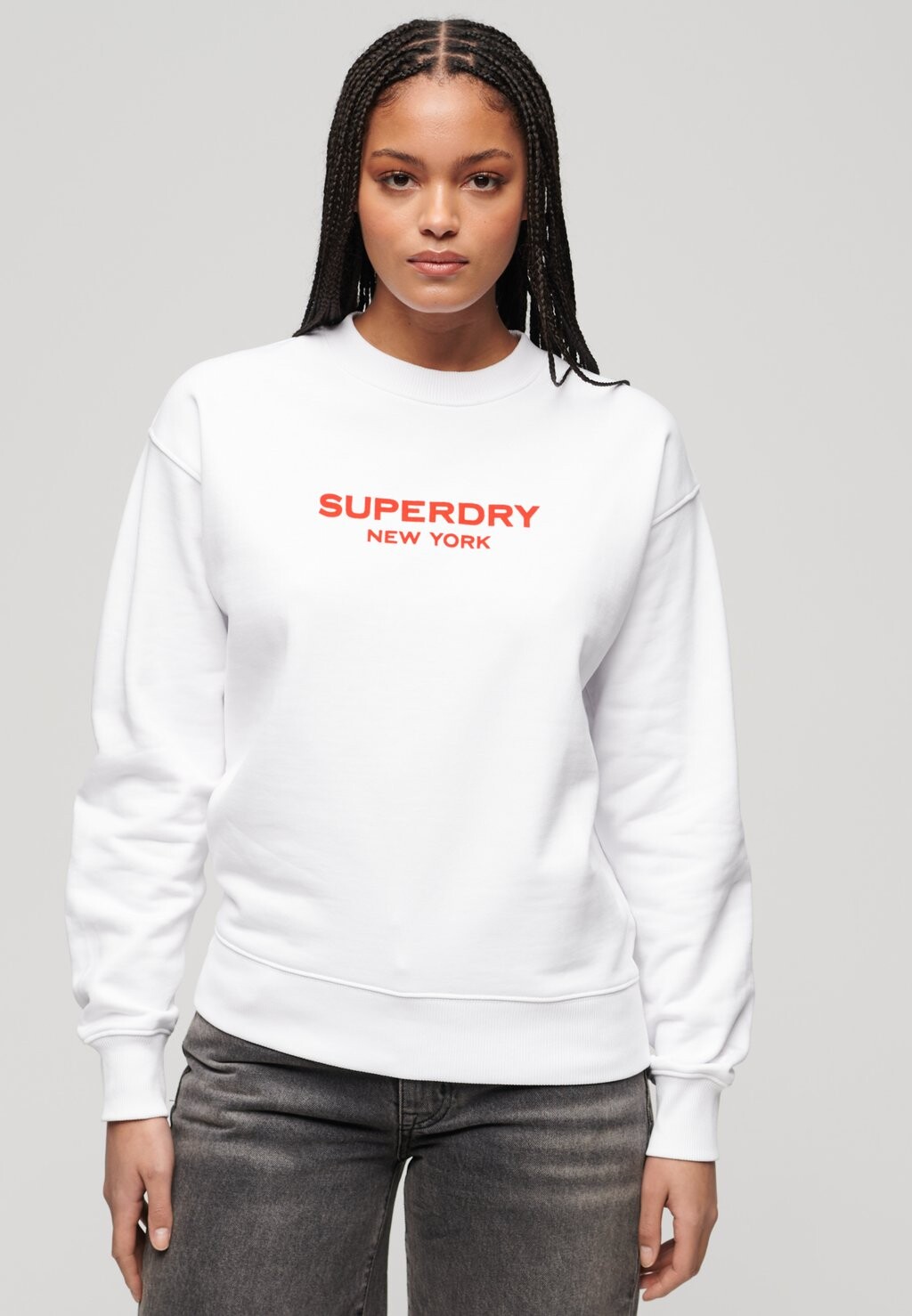 Толстовка SPORT LUXE CREW Superdry, белый