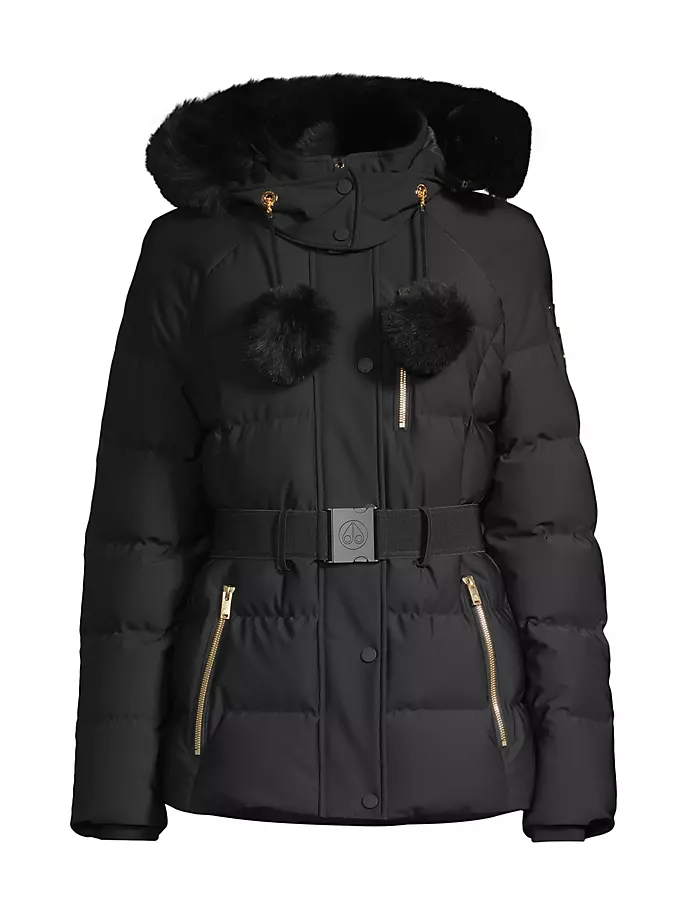 

Пуховик Cambria с поясом Moose Knuckles, черный