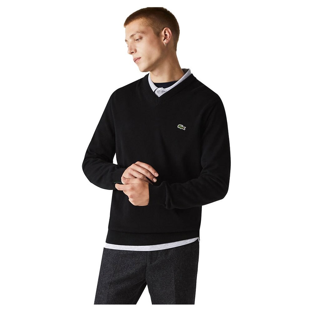 

Свитер Lacoste V-Neck, черный