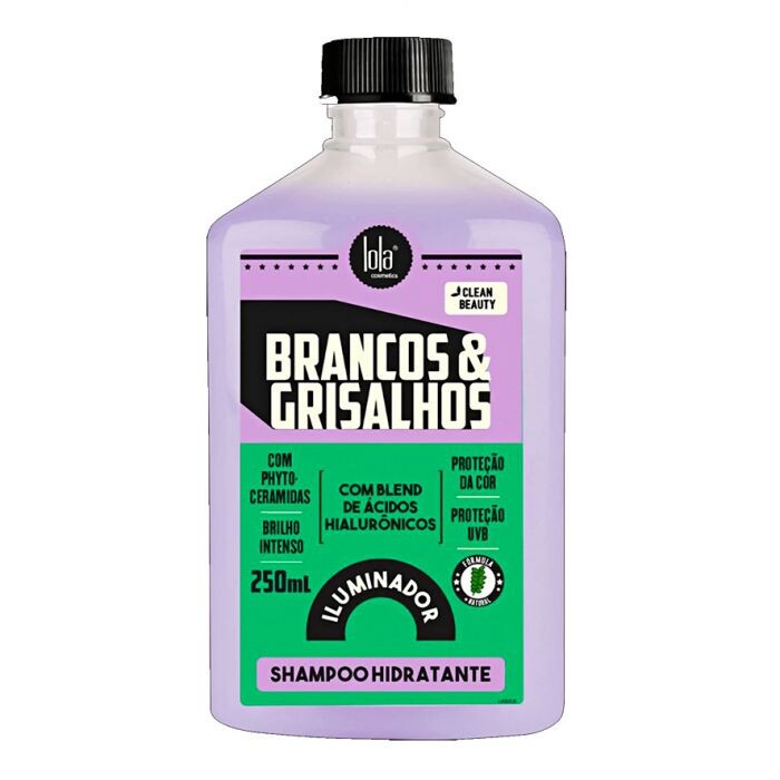 

Шампунь Champú Hidratante Brancos & Grisalhos Iluminador Lola Cosmetics, 250 ml