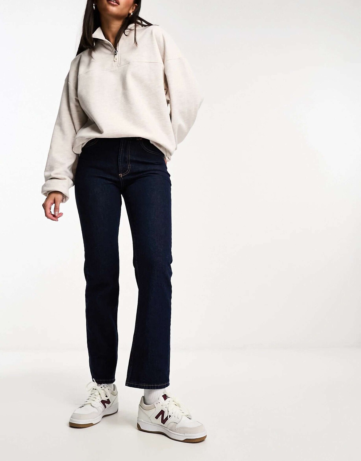 

Узкие прямые джинсы цвета индиго ASOS
