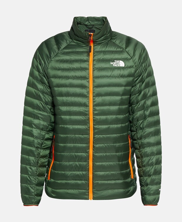 

Мягкий пуховик The North Face, темно-зеленый