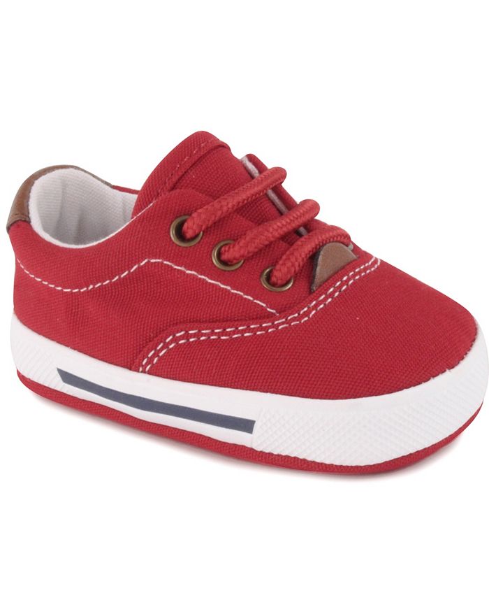 Кроссовки на шнуровке из парусины Baby Boy Essential Baby Deer, красный