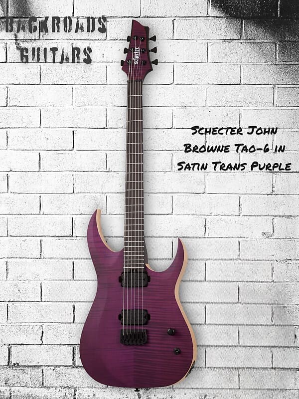 

Электрогитара Schecter John Browne Tao-6 in Satin Trans Purple