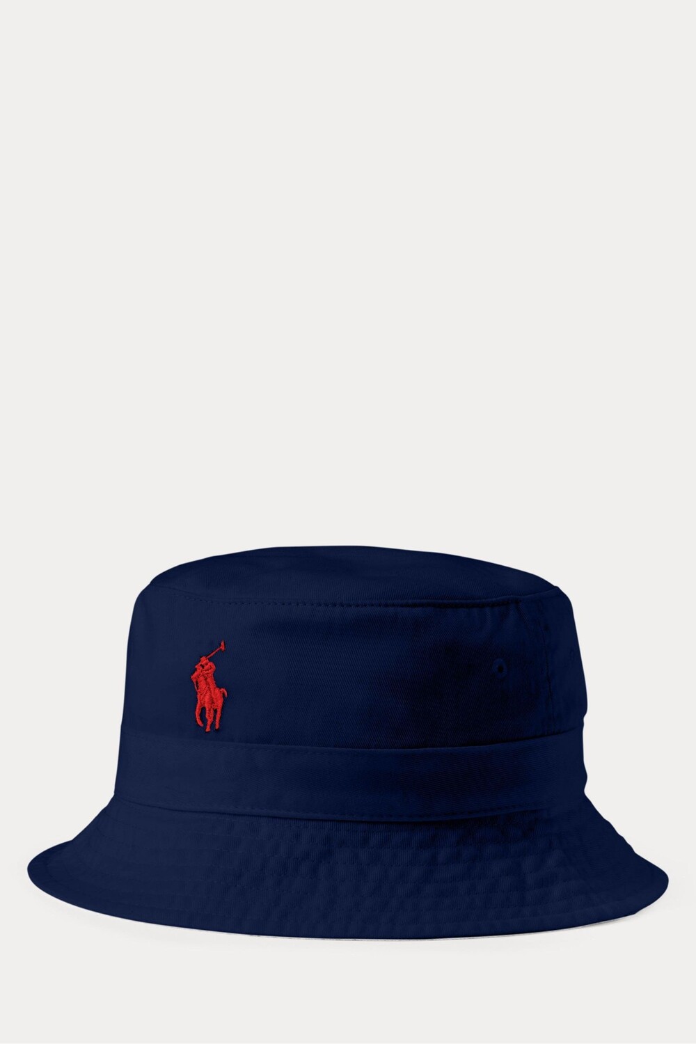 

Рыболовная шляпа из хлопка темно-синего цвета с логотипом Polo Ralph Lauren, синий