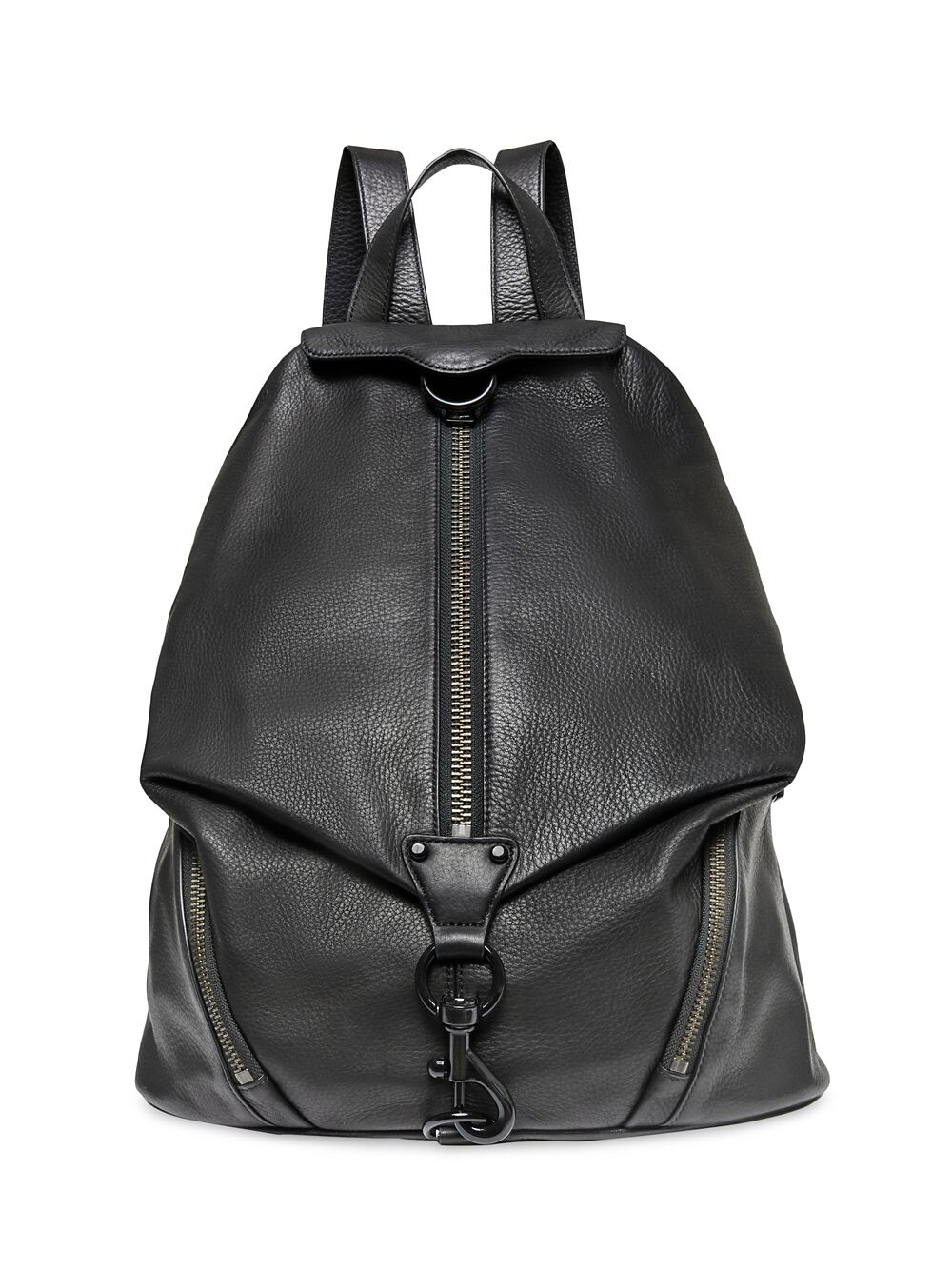 

Кожаный рюкзак Jumbo Julian Rebecca Minkoff, черный