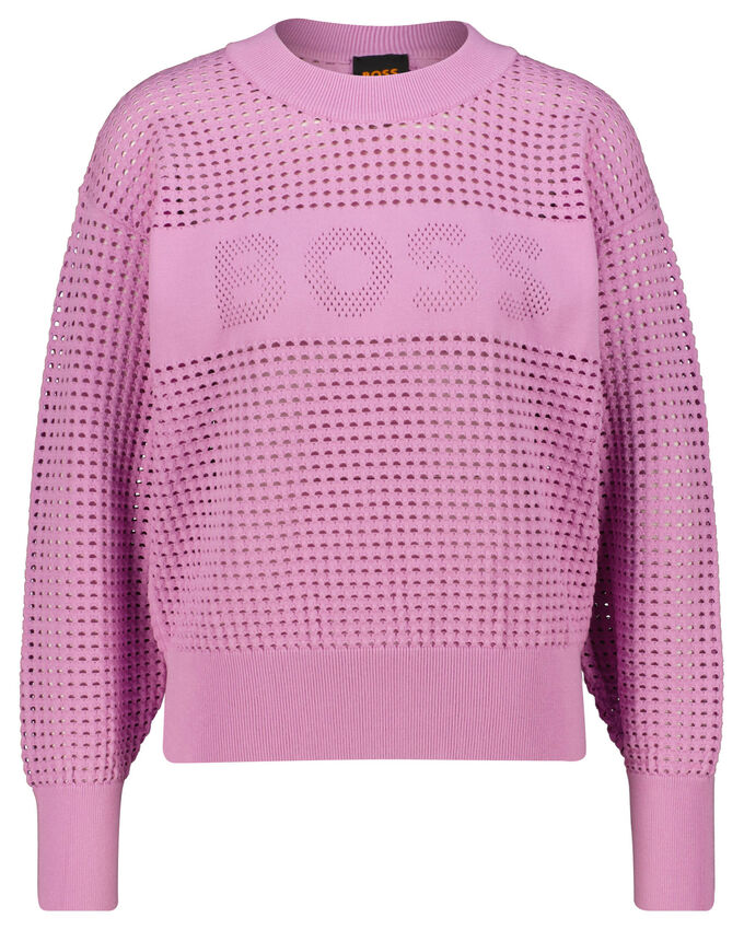 Вязаный свитер c_fhein Boss, розовый