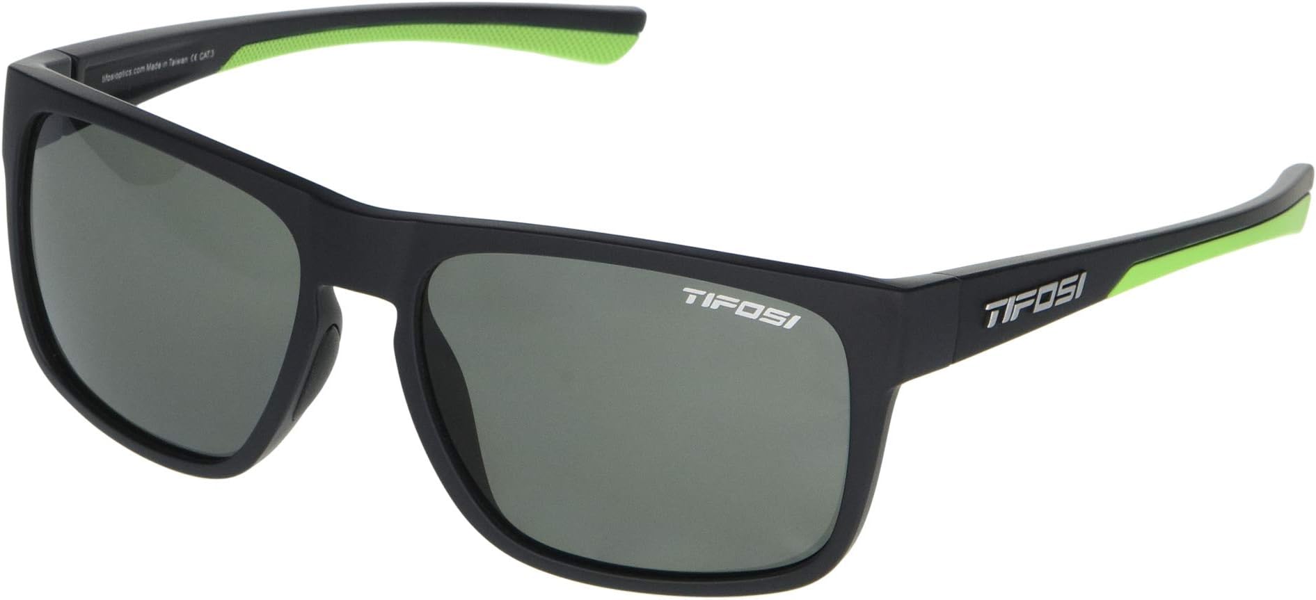 

Солнцезащитные очки Swick Tifosi Optics, цвет Satin Black/Neon Frame Smoke Polarized Lens