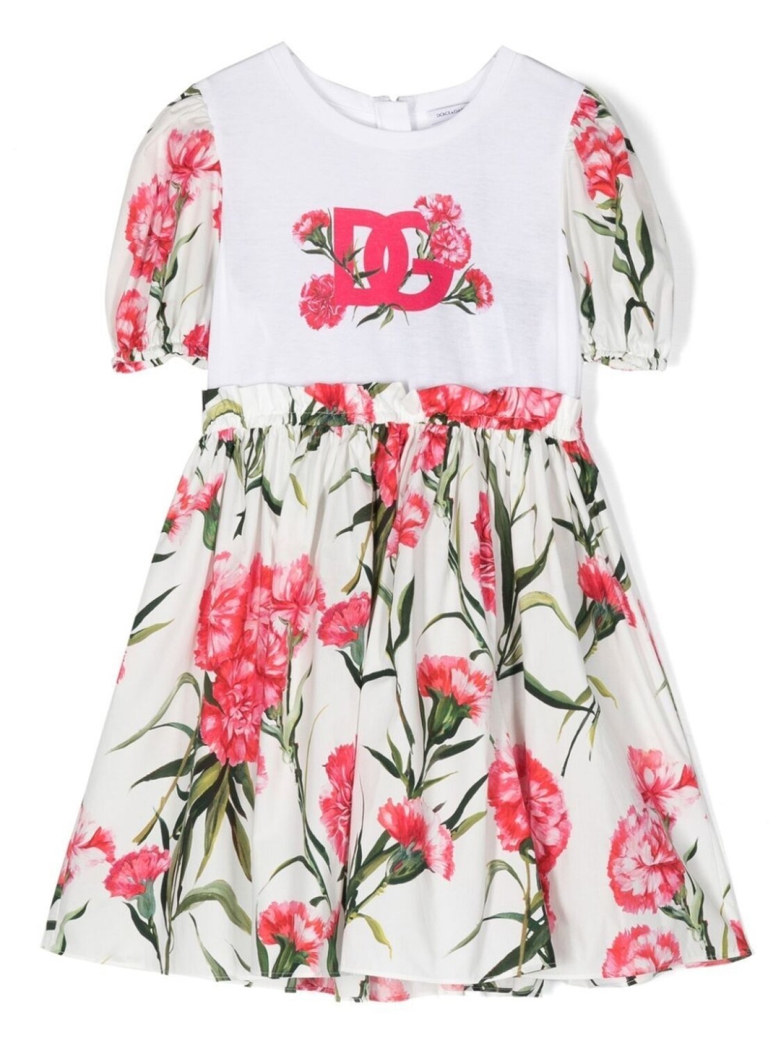 

Dolce & Gabbana Kids платье с логотипом, белый