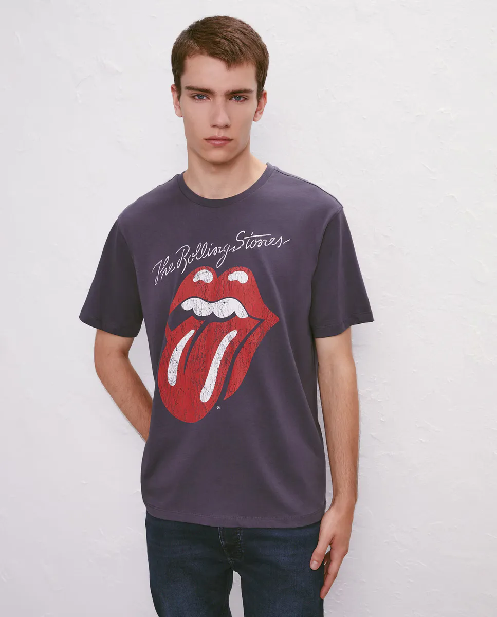 

Мужская футболка с короткими рукавами The Rolling Stones Easy Wear, антрацит