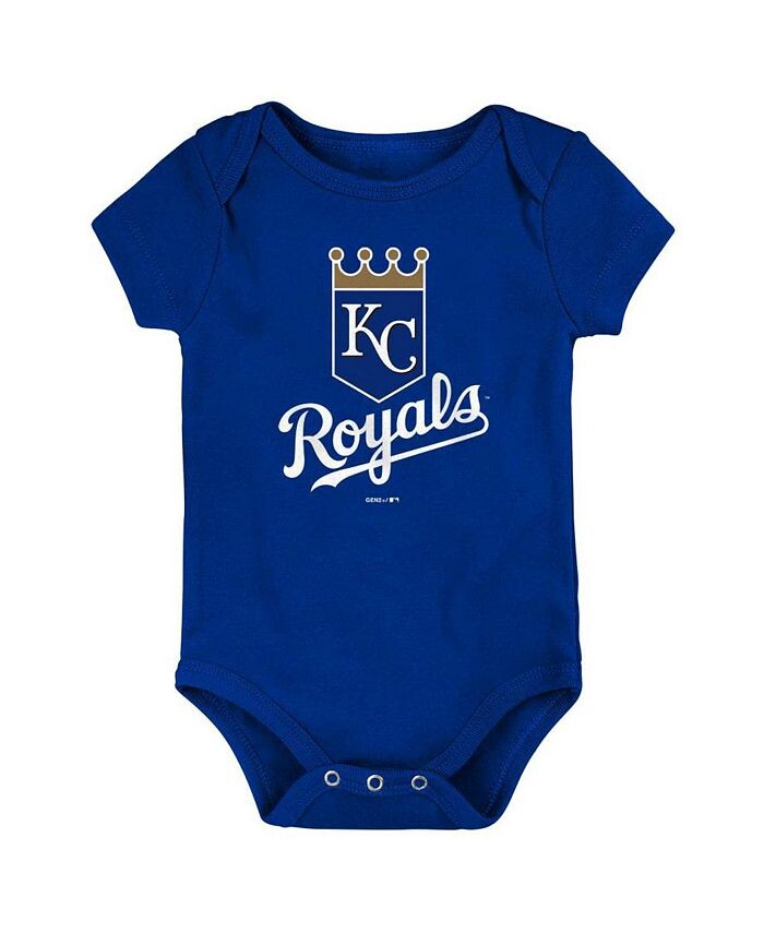 

Боди Royal Kansas City Royals Team с основным логотипом для новорожденных Outerstuff, синий