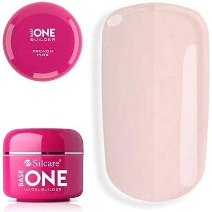 Гелевая основа One Nail Gel French Pink 30G, Silcare цена и фото