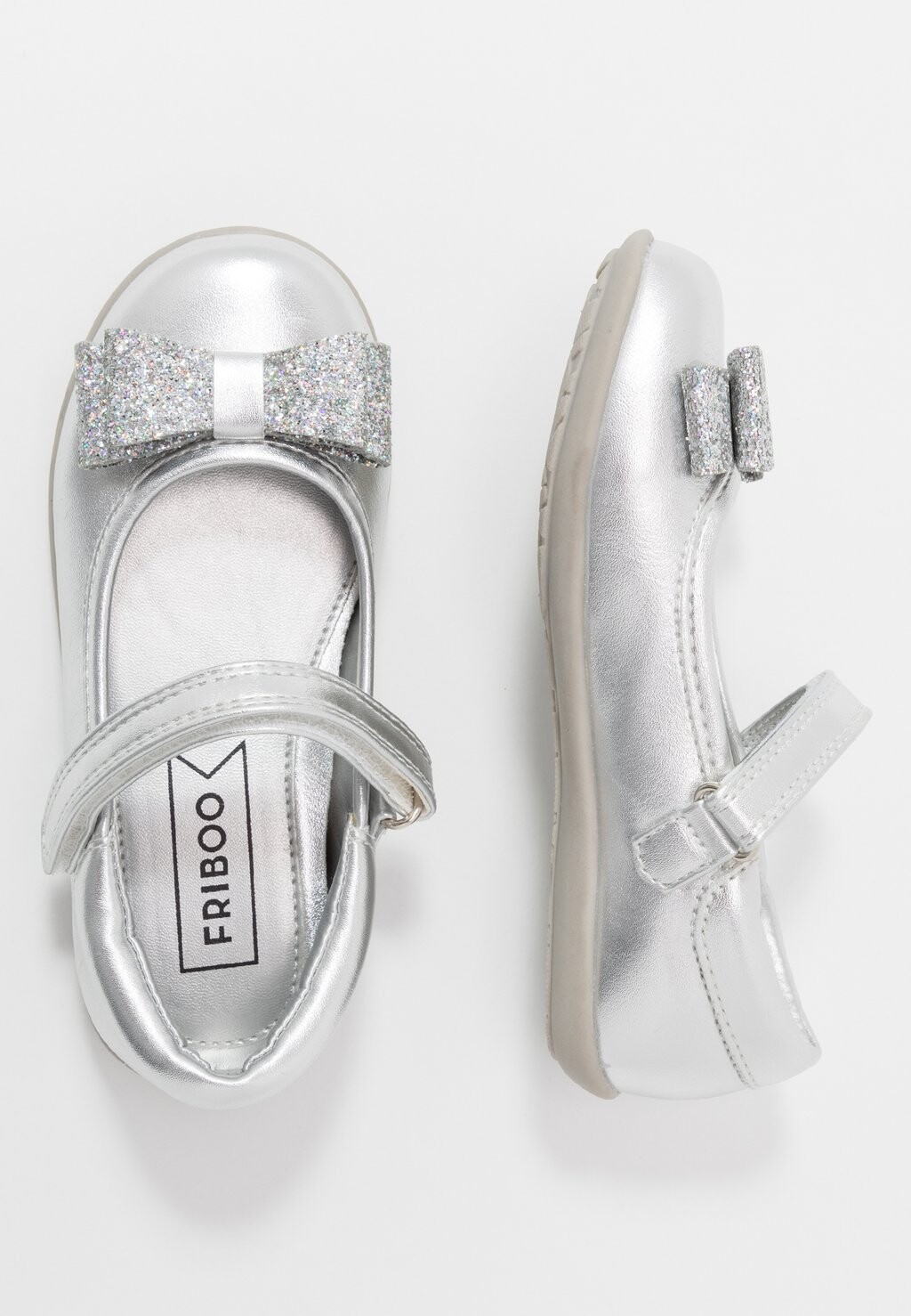 

Балетки Friboo, цвет silver