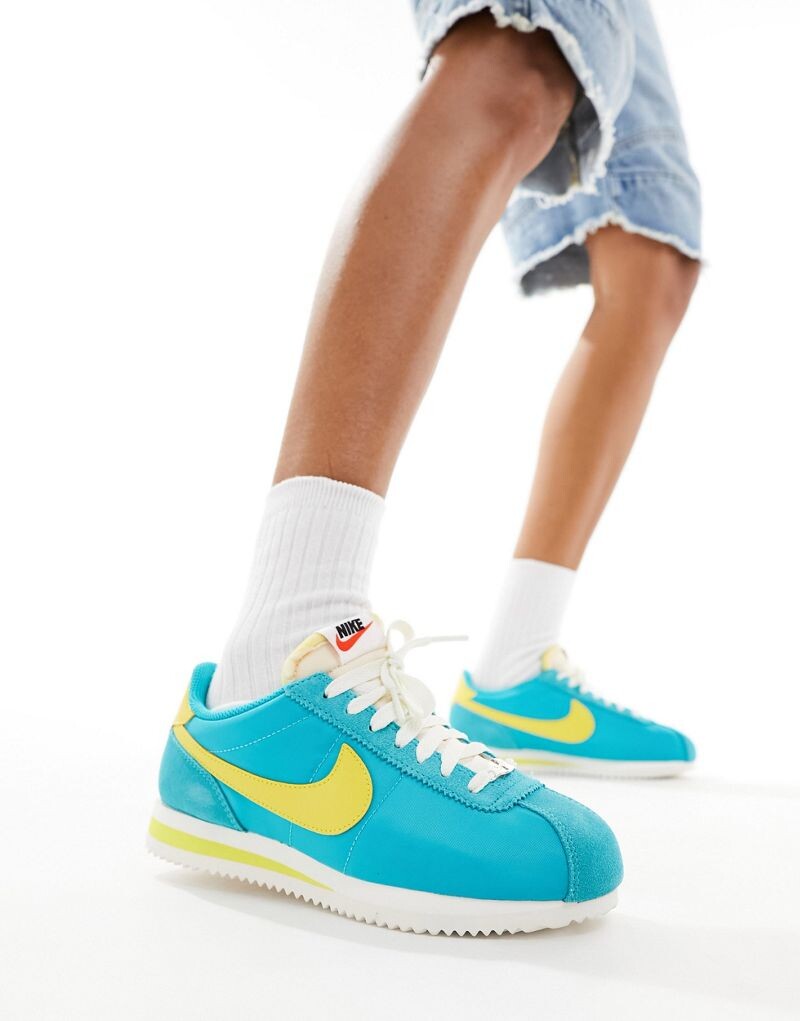 

Nike – Cortez – Синие кожаные кроссовки унисекс