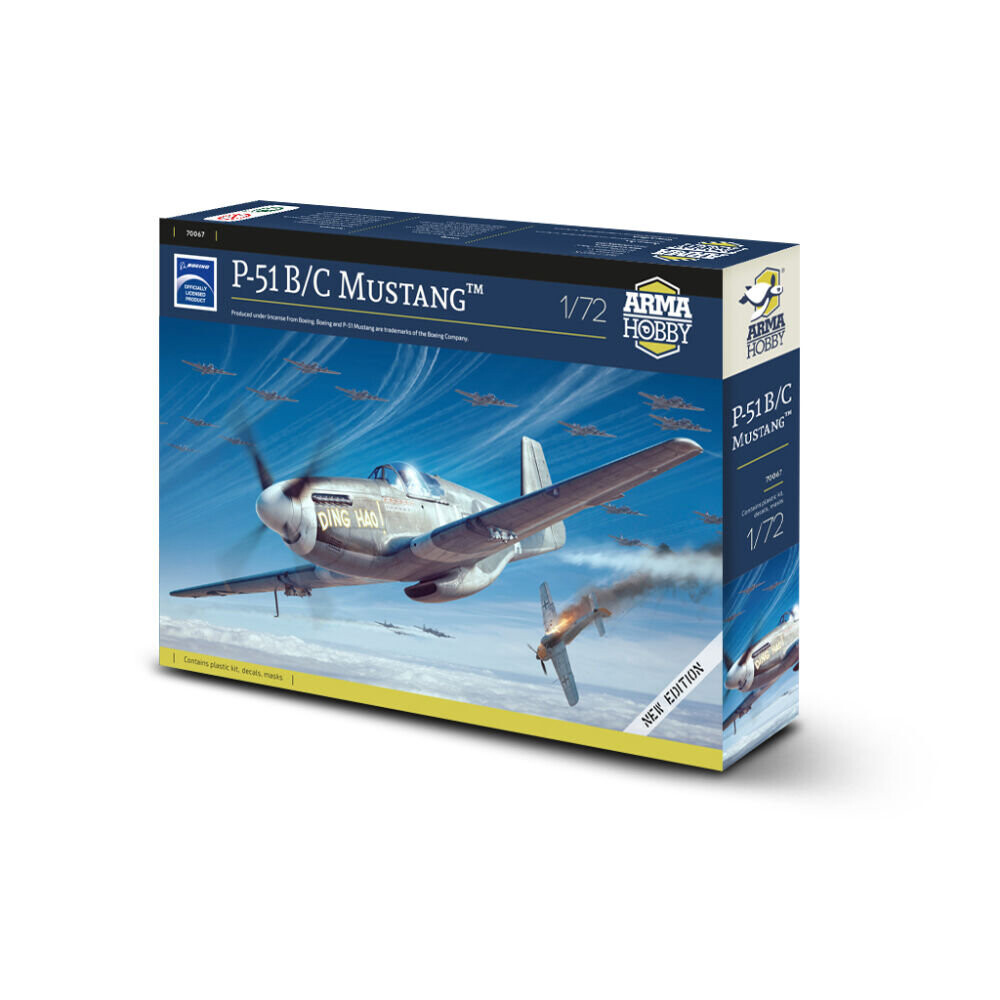 

70067 P-51 Б/К Мустанг Arma Hobby