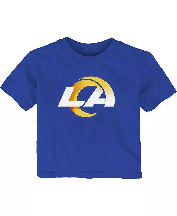 

Футболка с логотипом Royal Los Angeles Rams Primary для маленьких мальчиков и девочек Outerstuff, синий