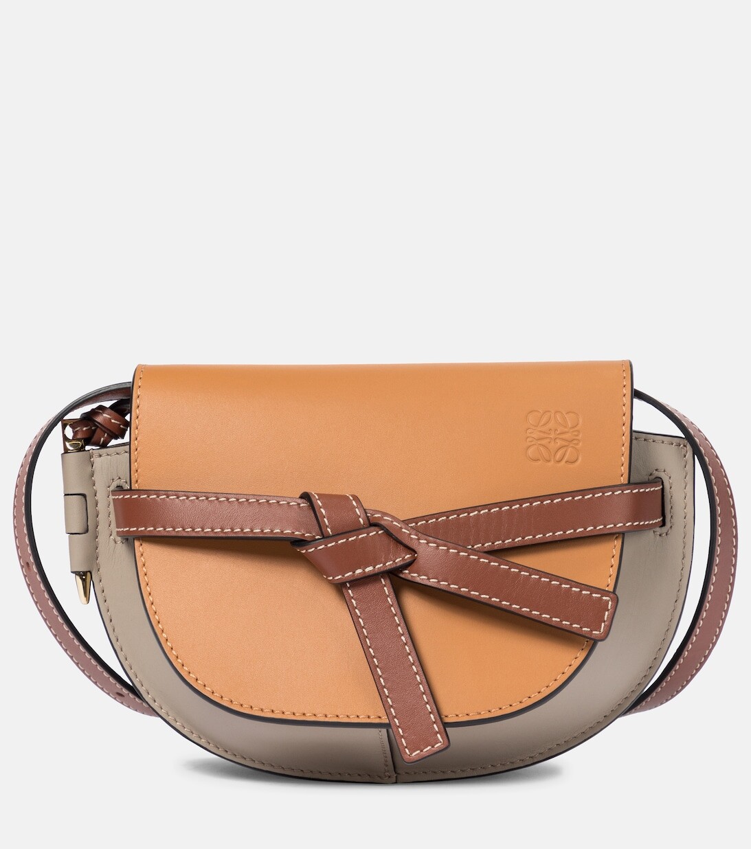 

Мини-сумка через плечо Gate из кожи Loewe, разноцветный