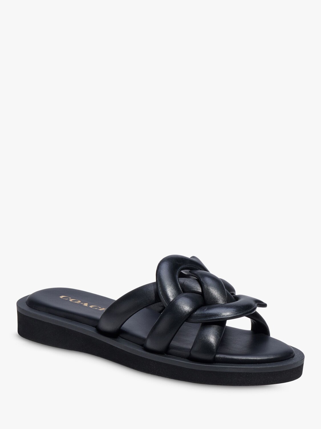

Кожаные сандалии Coach Georgie, черные
