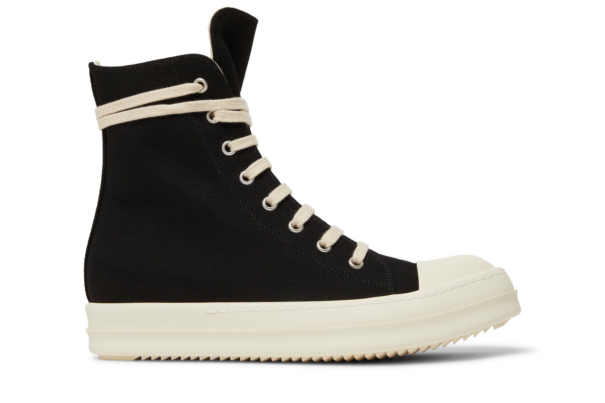 

Высокие кроссовки Rick Owens Wmns DRKSHDW Strobe Cotton Denim High, черный