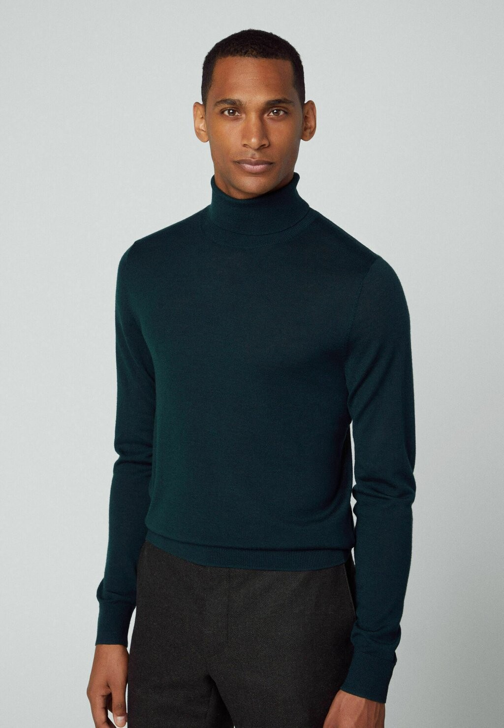 

Свитер Roll Neck Hackett London, цвет dark green