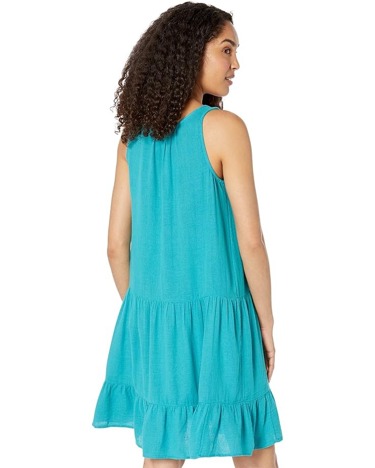 

Платье NIC+ZOE Double Gauze Tiered Dress, цвет Aqua Surf