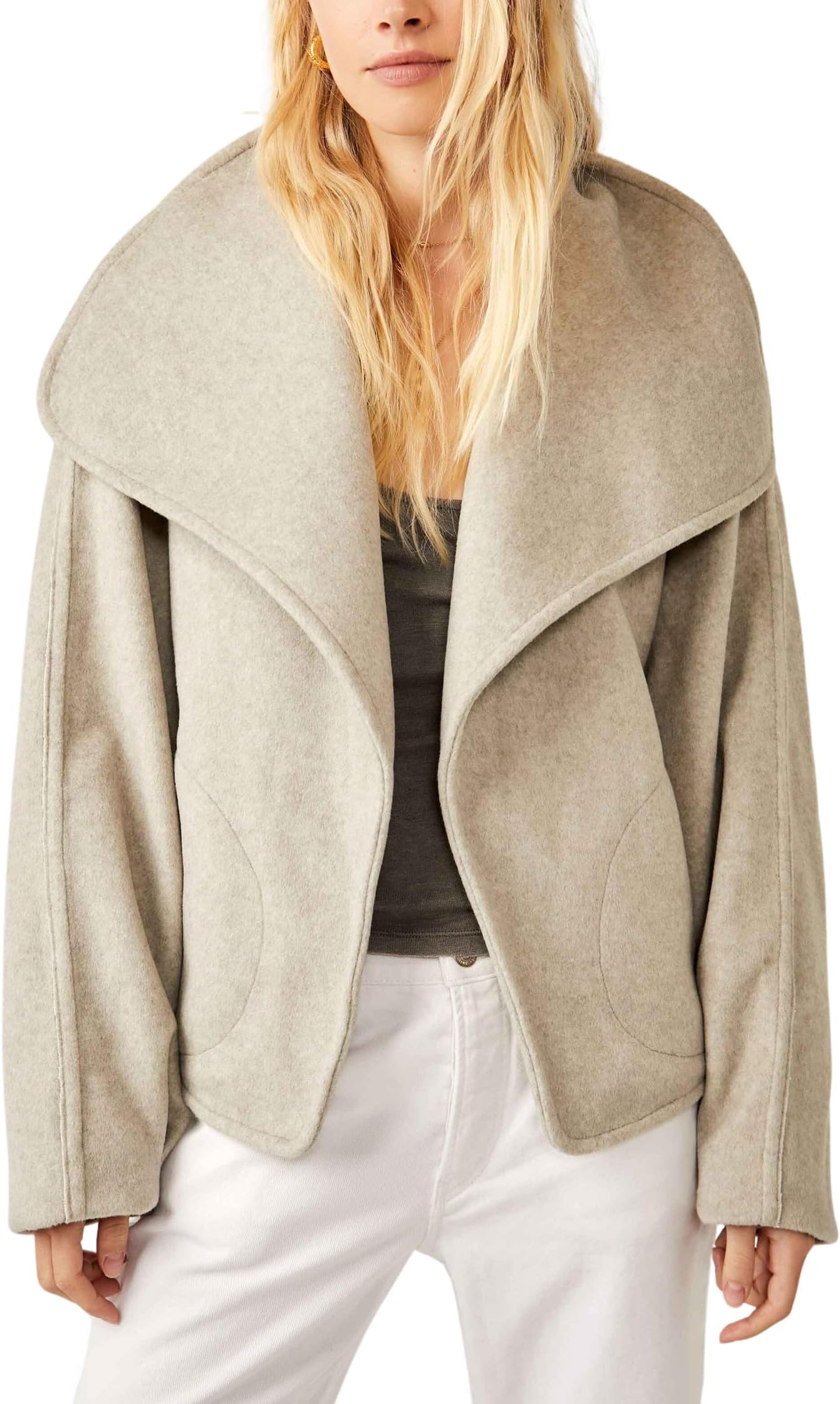 

Куртка Mina Jacket Free People, цвет Heathered Coffee