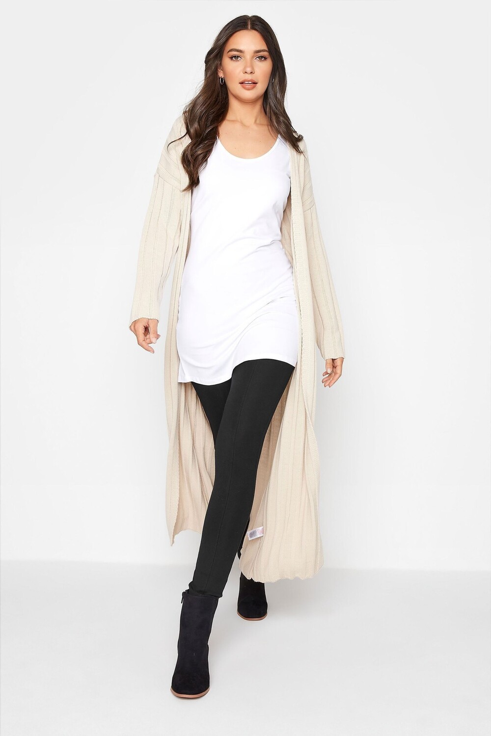 

Леггинсы из ткани понте с декоративными швами Long Tall Sally, черный