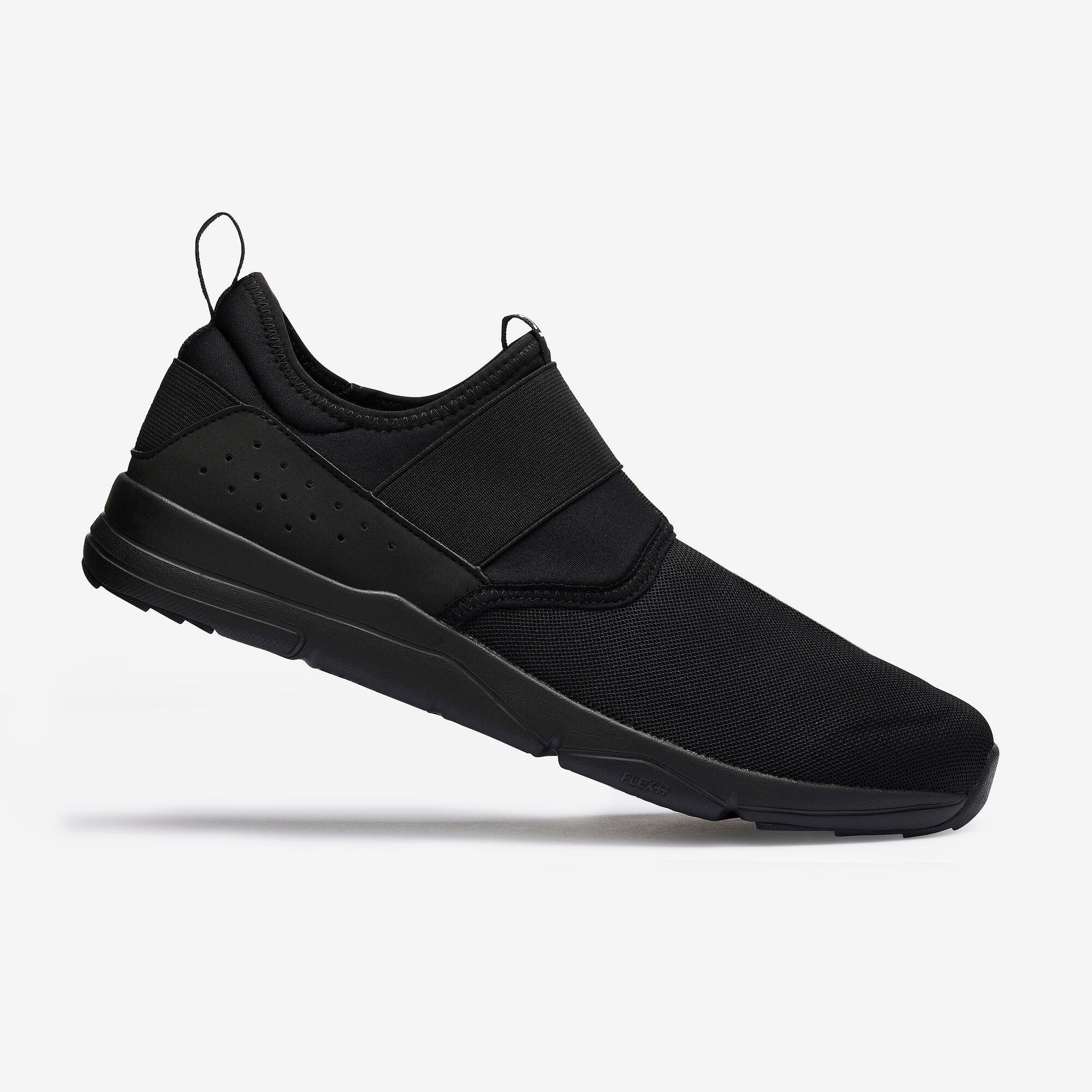 Кроссовки Decathlon Pw 160 Slip-On Fitness Walking Shoes Newfeel, черный