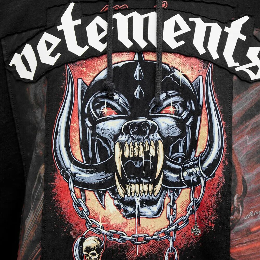 

Vetements Толстовка с нашивками Motorhead, черный