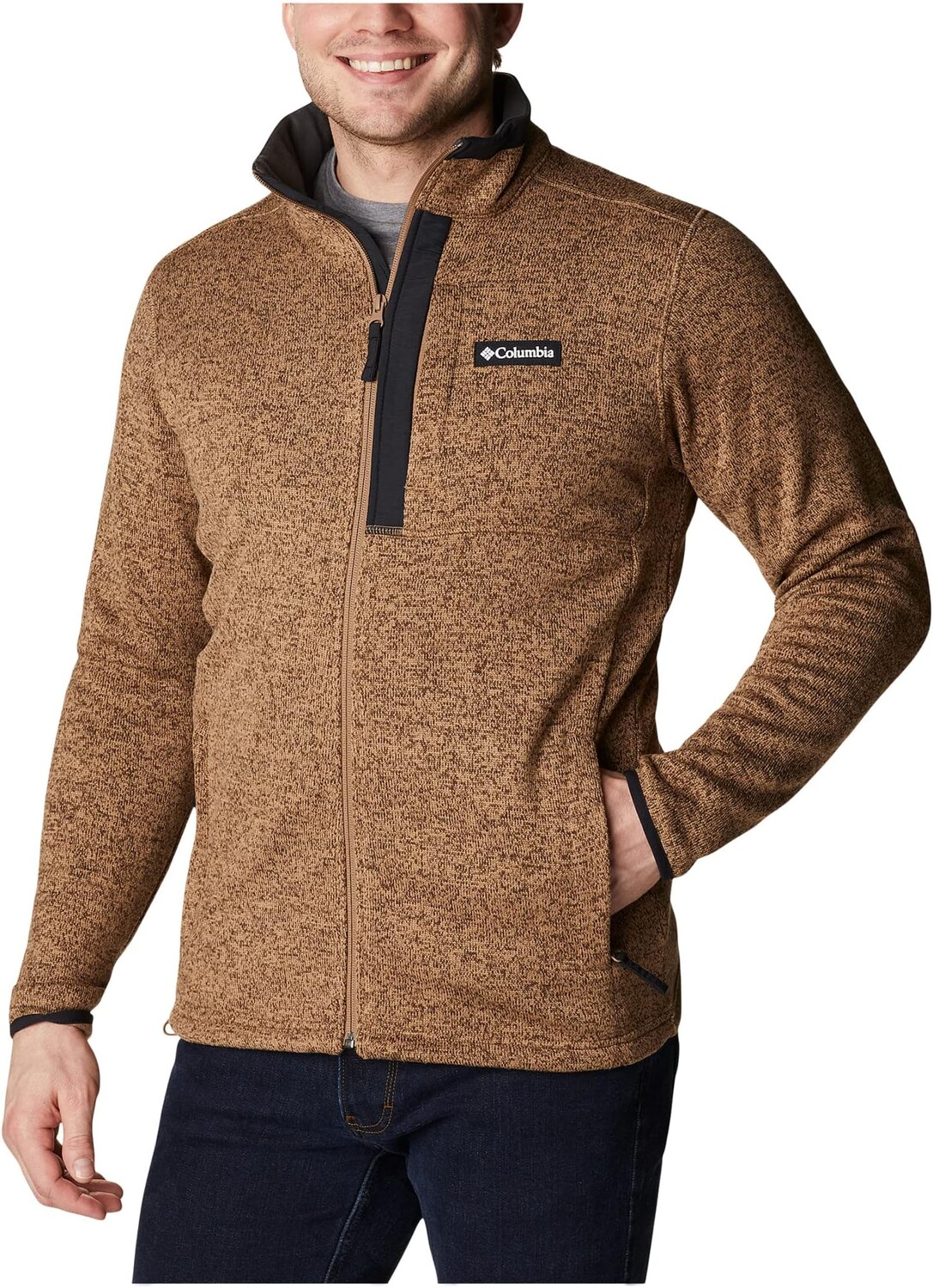 

Куртка Sweater Weather Full Zip Columbia, цвет Delta Heather