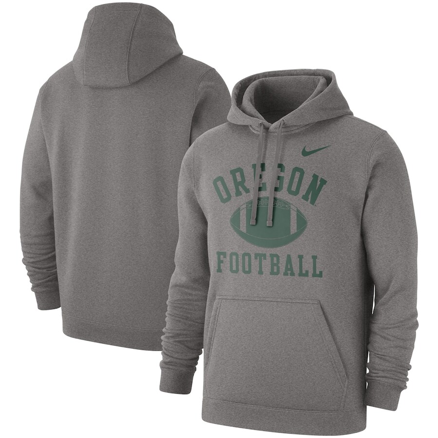 

Пуловер с капюшоном Nike Oregon Ducks, серый