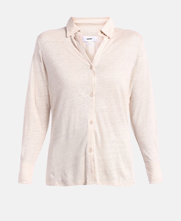 

Льняная блузка Notshy Cashmere, цвет Oatmeal