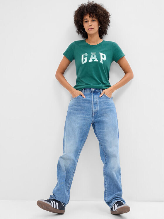 

Футболка стандартного кроя Gap, зеленый